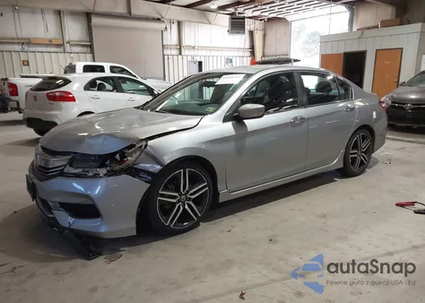 2016 Honda Accord Sport z USA, uszkodzony, nr VIN 1HGCR2F51GA047674